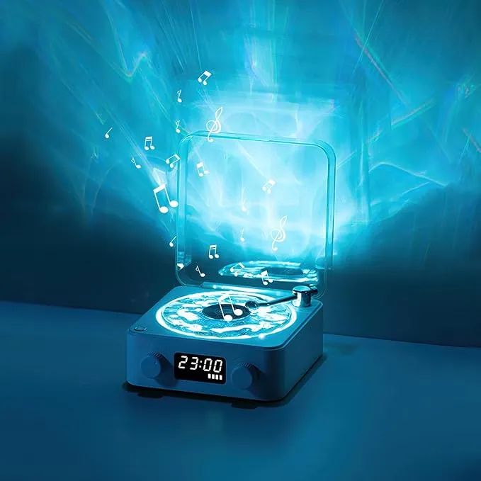 Lámpara tocadiscos con efectos luz de ondas - Oferta en Amazon