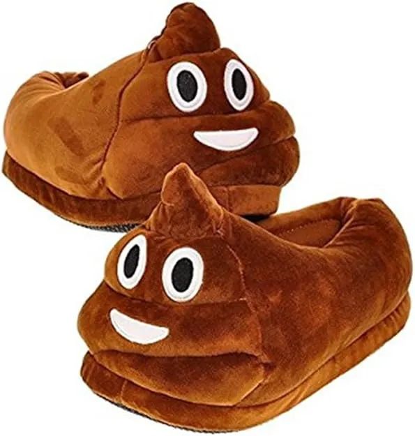 Zapatillas de emoji caca - Oferta en Amazon