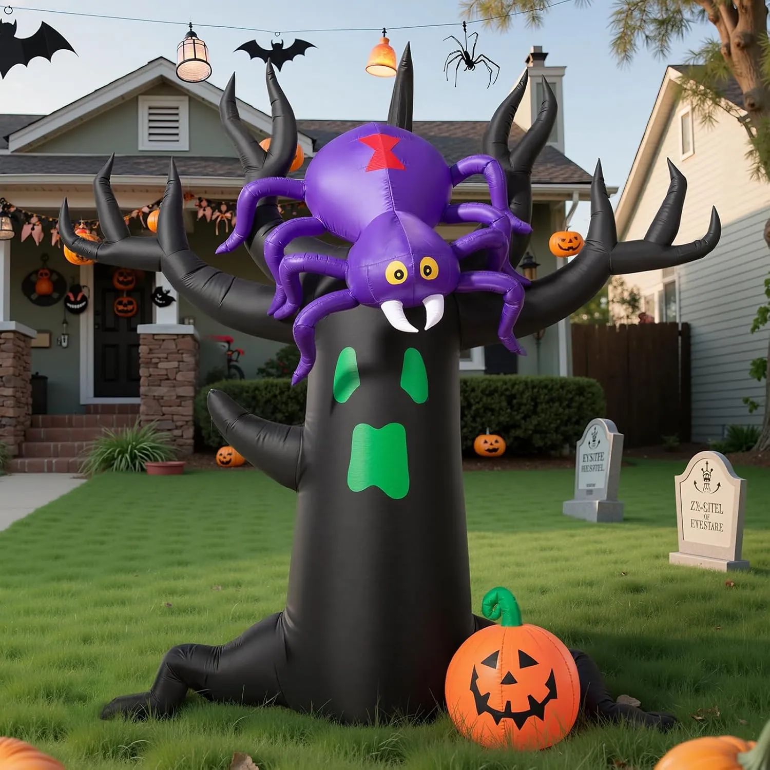 Ãrbol hinchable Halloween - Oferta en Amazon