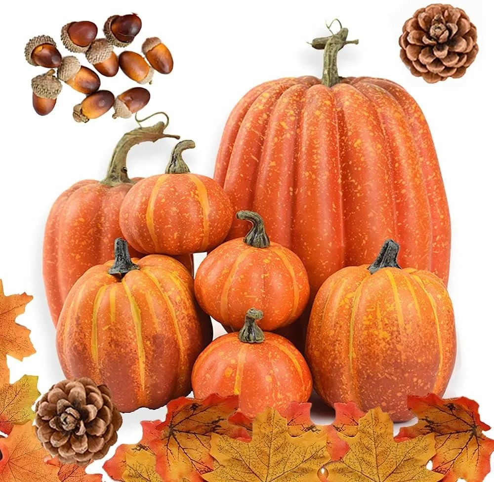 Decoración de calabazas para exterior - Oferta en Amazon