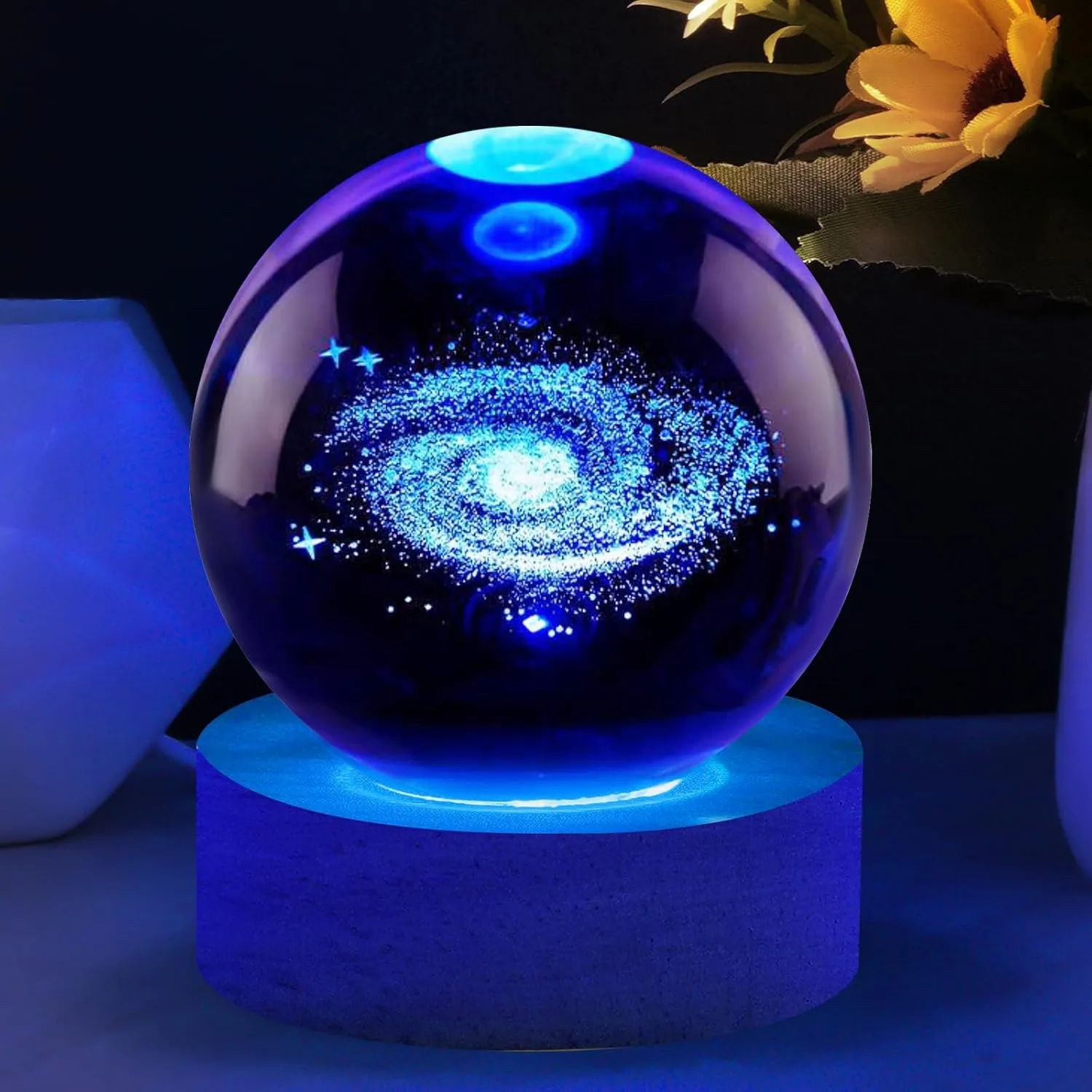 Lámpara bola de cristal - Oferta en Amazon