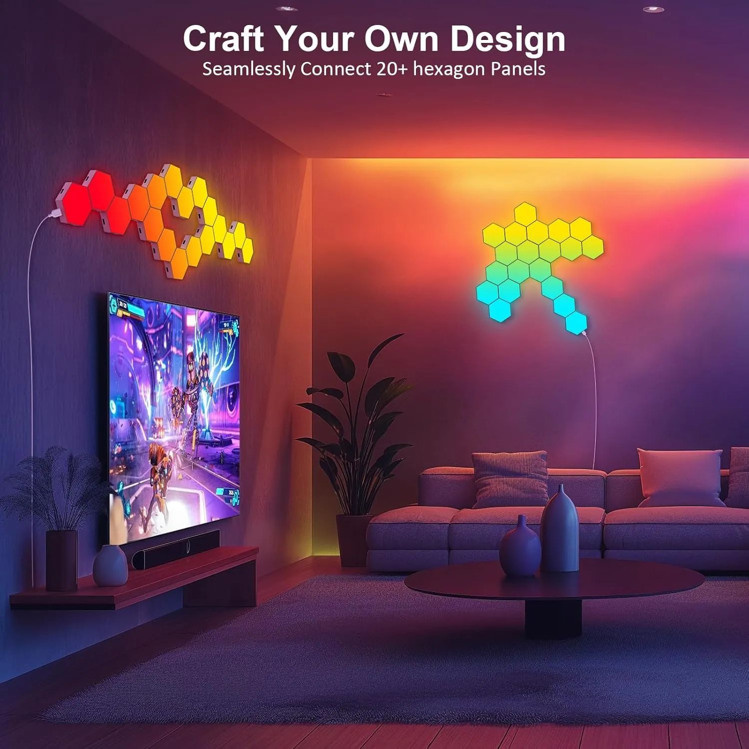 Led hexagonal - Oferta en Amazon