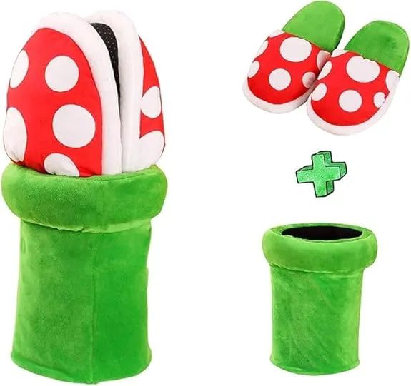 Pantuflas Super Mario - Oferta en Amazon