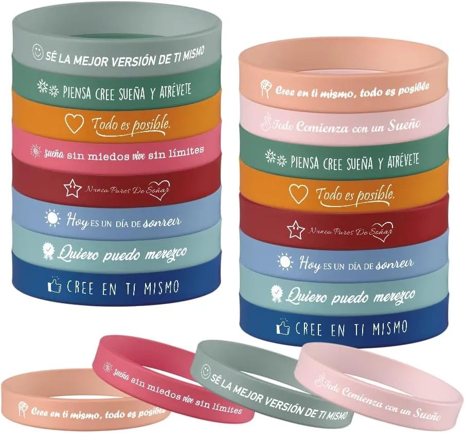 Pulseras motivacionales - Oferta en Amazon